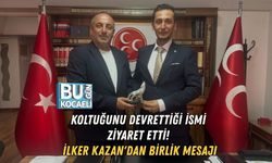 KOLTUĞUNU DEVRETTİĞİ İSMİ ZİYARET ETTİ! İLKER KAZAN'DAN BİRLİK MESAJI