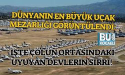 DÜNYANIN EN BÜYÜK UÇAK MEZARLIĞI GÖRÜNTÜLENDİ: İŞTE ÇÖLÜN ORTASINDAKİ UYUYAN DEVLERİN SIRRI!