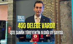 400 DELEGE VARDI! İŞTE SEMİH TÜREYEN’İN ALDIĞI OY SAYISI