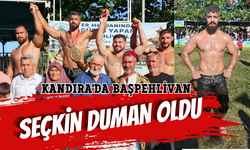 KANDIRA'DA BAŞPEHLİVAN SEÇKİN DUMAN OLDU