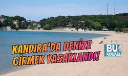 KANDIRA’DA DENİZE GİRMEK YASAKLANDI!