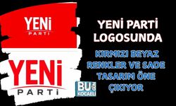 YENİ PARTİ LOGOSUNDA KIRMIZI BEYAZ RENKLER VE SADE TASARIM ÖNE ÇIKIYOR
