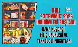 A101 23 TEMMUZ 2026 İNDİRİMLERİ BAŞLADI! DANA KUŞBAŞI, PİLİÇ ÜRÜNLERİ VE TEKNOLOJİ FIRSATLARI