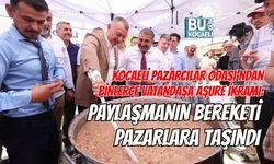 KOCAELİ PAZARCILAR ODASI'NDAN BİNLERCE VATANDAŞA AŞURE İKRAMI: PAYLAŞMANIN BEREKETİ PAZARLARA TAŞINDI