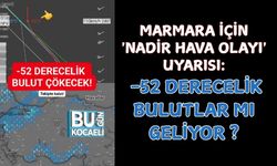 MARMARA İÇİN 'NADİR HAVA OLAYI' UYARISI: -52 DERECELİK BULUTLAR MI  GELİYOR ?