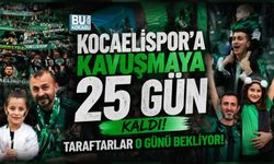 KOCAELİSPOR'A KAVUŞMAYA 25 GÜN KALDI! TARAFTARLAR O GÜNÜ BEKLİYOR!