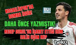KOCAELİSPOR’DA BOMBA İDDİA! DAHA ÖNCE YAZMIŞTIK, RECEP DURUL’UN İŞARET ETTİĞİ İSİM SALİH UÇAN MI?