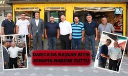 DARICA'DA BAŞKAN BIYIK ESNAFIN NABZINI TUTTU