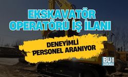 EKSKAVATÖR OPERATÖRÜ İŞ İLANI: DENEYİMLİ PERSONEL ARANIYOR