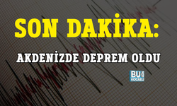 SON DAKİKA: AKDENİZDE DEPREM OLDU