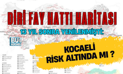 DİRİ FAY HATTI HARİTASI 13 YIL SONRA YENİLENMİŞTİ: KOCAELİ RİSK ALTINDA MI ?