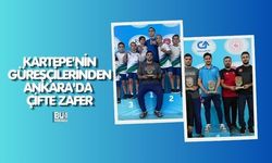 KARTEPE'NİN GÜREŞÇİLERİNDEN ANKARA'DA ÇİFTE ZAFER