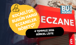 KOCAELİ'DE BUGÜN HANGİ ECZANELER NÖBETÇİ? 4 TEMMUZ 2026 GÜNCEL LİSTE