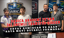DARICA AKADEMİ FK'DAN İKİ ÖNEMLİ TRANSFER BİRDEN: OKTAY DEMİRCAN VE KAAN KAYA MAVİ-BEYAZLI FORMADA!