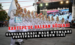 KARTEPE’DE BALKAN RÜZGARI: ULUSLARARASI HALK OYUNLARI FESTİVALİNE YOĞUN İLGİ