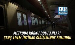 METRODA KORKU DOLU ANLAR! GENÇ ADAM İNTİHAR GİRİŞİMİNDE BULUNDU