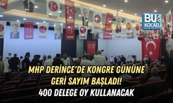 MHP DERİNCE'DE KONGRE GÜNÜNE GERİ SAYIM BAŞLADI! 400 DELEGE OY KULLANACAK
