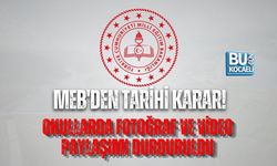 MEB'DEN TARİHİ KARAR! OKULLARDA FOTOĞRAF VE VİDEO PAYLAŞIMI DURDURULDU