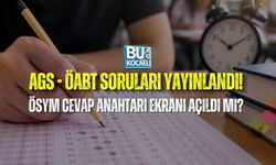 AGS - ÖABT SORULARI YAYINLANDI! ÖSYM CEVAP ANAHTARI EKRANI AÇILDI MI?