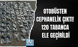 OTOBÜSTEN CEPHANELİK ÇIKTI! 120 TABANCA ELE GEÇİRİLDİ