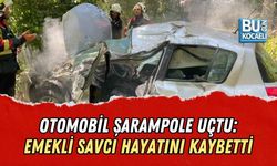 OTOMOBİL ŞARAMPOLE UÇTU: EMEKLİ SAVCI ÖMER FARUK KÖKSAL HAYATINI KAYBETTİ