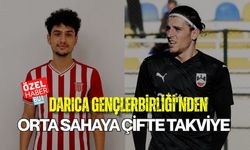 DARICA GENÇLERBİRLİĞİ'NDEN ORTA SAHAYA ÇİFTE TAKVİYE
