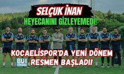 SELÇUK İNAN HEYECANINI GİZLEYEMEDİ! KOCAELİSPOR'DA YENİ DÖNEM RESMEN BAŞLADI!