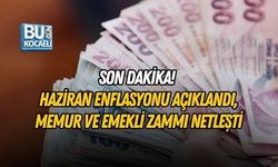 SON DAKİKA! HAZİRAN ENFLASYONU AÇIKLANDI, MEMUR VE EMEKLİ ZAMMI NETLEŞTİ