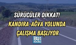 SÜRÜCÜLER DİKKAT! KANDIRA-AĞVA YOLUNDA ÇALIŞMA BAŞLIYOR
