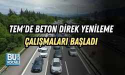 TEM'DE BETON DİREK YENİLEME ÇALIŞMALARI BAŞLADI