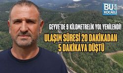GEYVE'DE 9 KİLOMETRELİK YOL YENİLENDİ! ULAŞIM SÜRESİ 20 DAKİKADAN 5 DAKİKAYA DÜŞTÜ