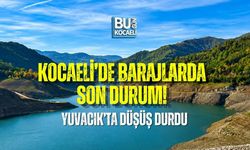 KOCAELİ’DE BARAJLARDA SON DURUM! YUVACIK’TA DÜŞÜŞ DURDU