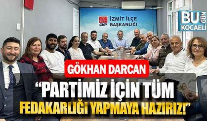 Gökhan Darcan, “Partimiz için tüm fedakarlığı yapmaya hazırız!”