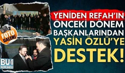 Yeniden Refah’ın Önceki Dönem Başkanlarından Yasin Özlü’ye Destek