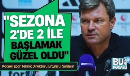 Ertuğrul Sağlam'dan Pendikspor maçının ardından açıklama; "Sezona 2'de 2 ile başlamak güzel oldu"