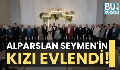 Alparslan Seymen'in kızı evlendi!