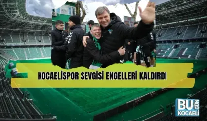 KOCAELİSPOR SEVGİSİ ENGELLERİ KALDIRDI 