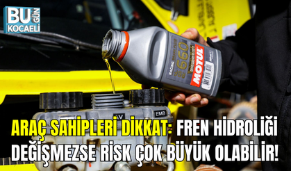 ARAÇ SAHİPLERİ DİKKAT: FREN HİDROLİĞİ DEĞİŞMEZSE RİSK ÇOK BÜYÜK OLABİLİR!