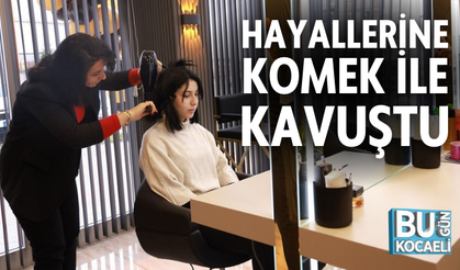 HAYALLERİNE KOMEK İLE KAVUŞTU