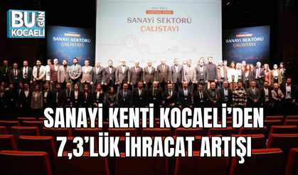 SANAYİ KENTİ KOCAELİ’DEN 7,3’LÜK İHRACAT ARTIŞI