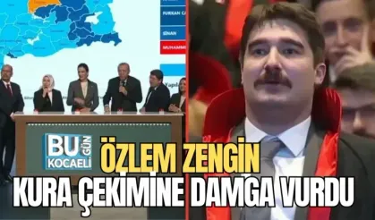 ÖZLEM ZENGİN KURA ÇEKİMİNE DAMGA VURDU