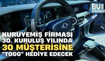 KURUYEMİŞ FİRMASI 30. KURULUŞ YILINDA 30 MÜŞTERİSİNE "TOGG" HEDİYE EDECEK