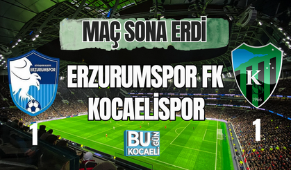 ERZURUMSPOR FK / KOCAELİSPOR KARŞILAŞMASI CANLI ANLATIM