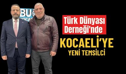 Türk Dünyası Derneği'nde Kocaeli'ye Yeni Temsilci
