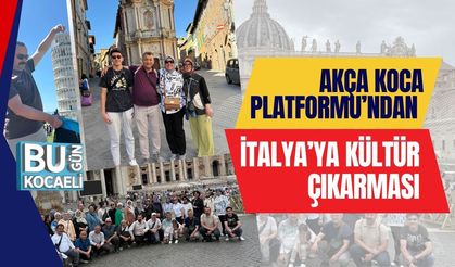 Akça Koca Platformu’ndan İtalya’ya Kültür Çıkarması