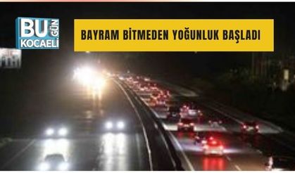 Bayram Bitmeden Yoğunluk Başladı