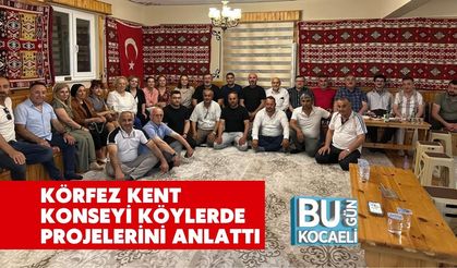 Körfez Kent Konseyi Köylerde Projelerini Anlattı