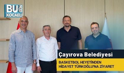 Çayırova Belediyesi Basketbol Heyetinden Hidayet Türkoğlu’na Ziyaret