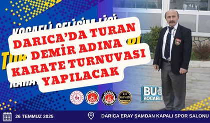 Darıca’da Turan Demir Adına Karate Turnuvası Yapılacak