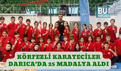 Körfezli Karateciler Darıca’da 25 Madalya Aldı